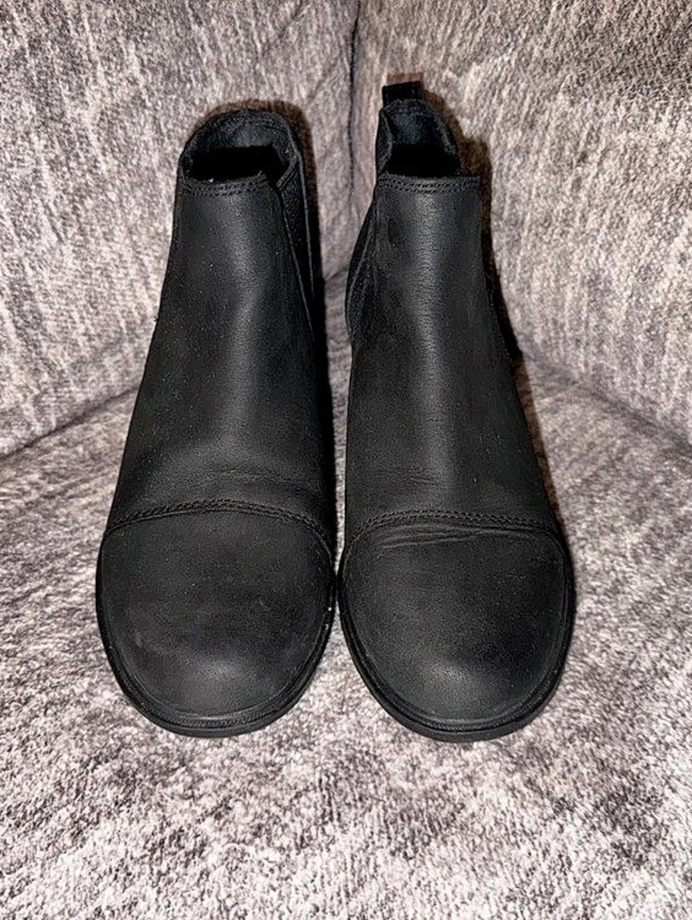 Sorel Joan of Arctic Wedge II Chelsea Boot Black Ankle Boots